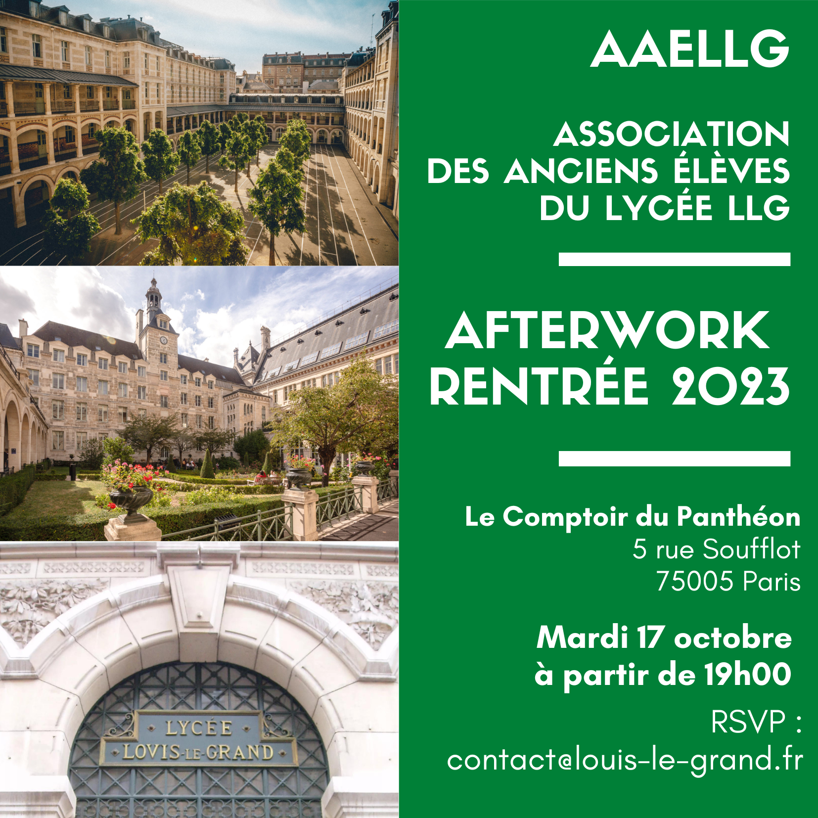 Afterwork rentre 2023 17 octobre